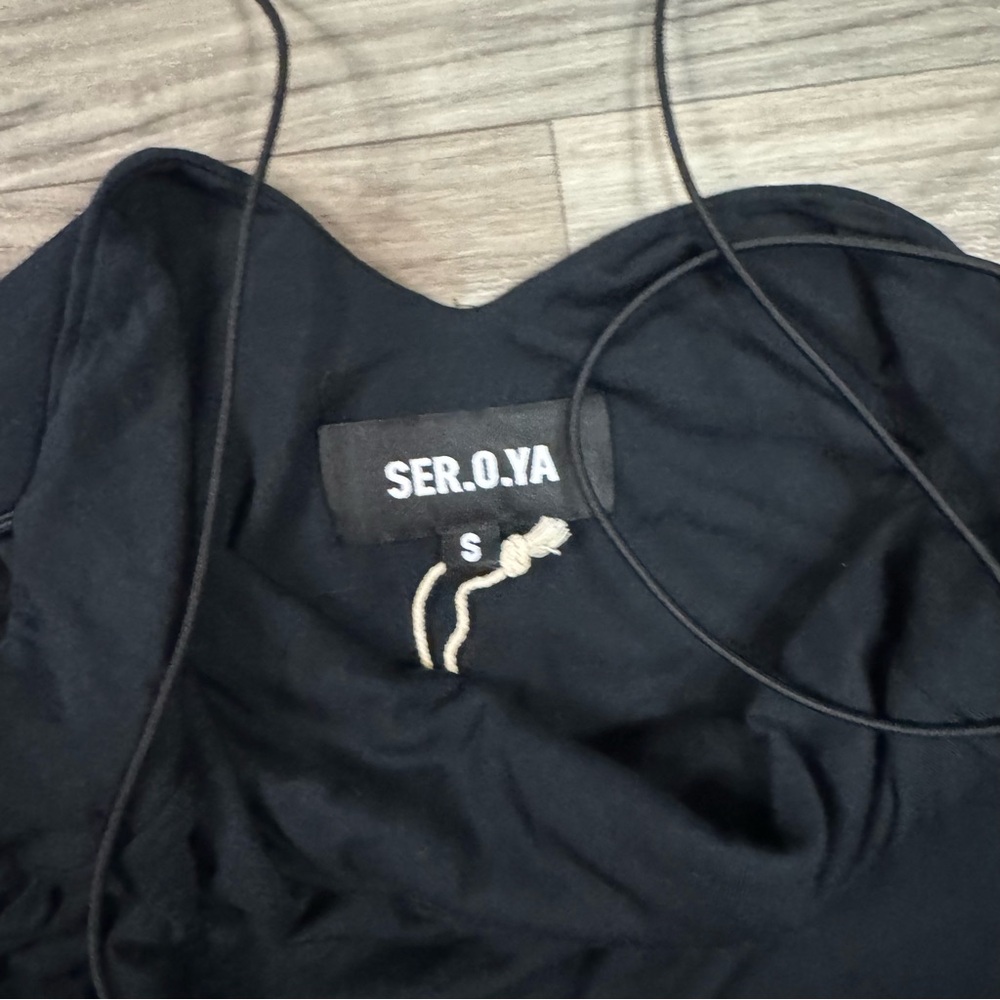 NWT SER.O.YA. Brogan Dress in Black Size Small - Picture 4 of 7